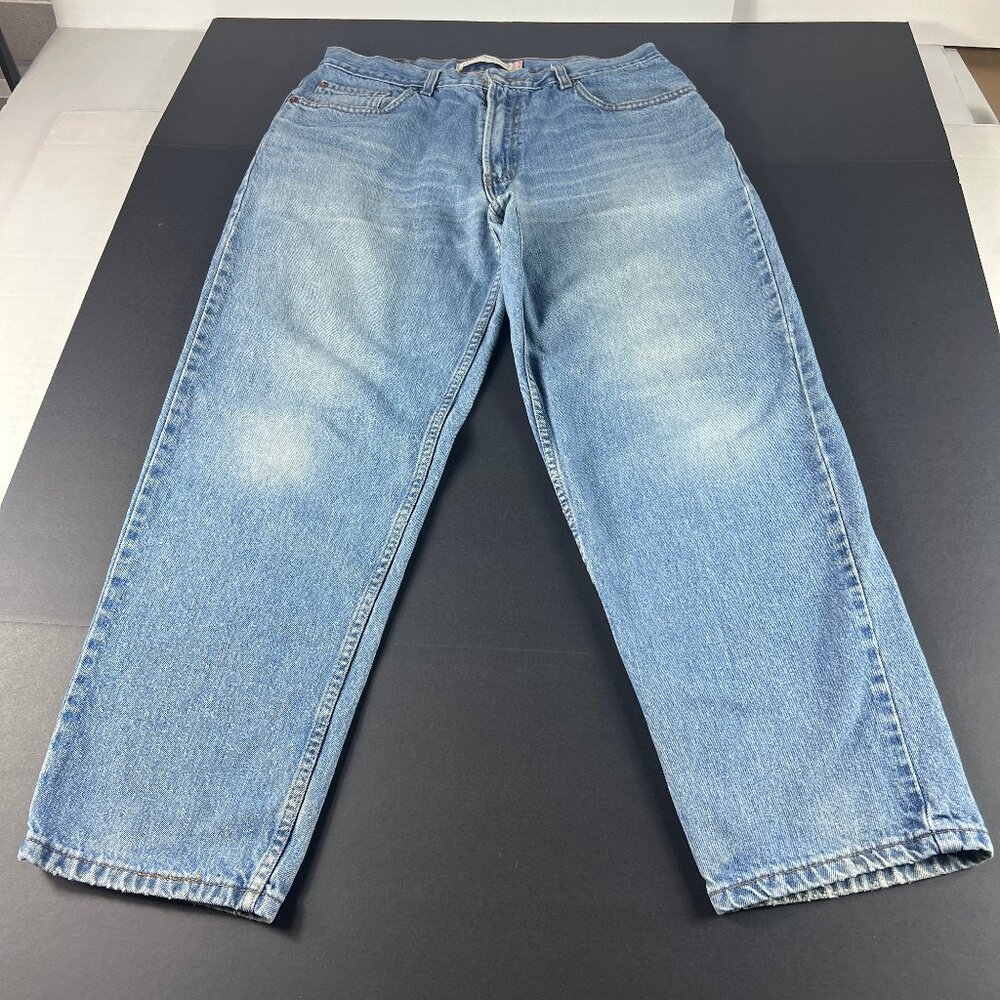 Y2K Levi's Jeans Mens 34x28* 560 Loose Tapered Blue Faded Cotton Denim Tag 34x30